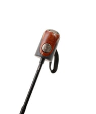 FERRÈ MINI Paraguas plegable a prueba de viento corbata marrón 01 - Paraguas - 4