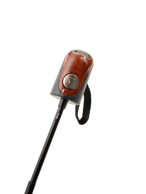 MINI Paraguas plegable a prueba de viento corbata gris 01 - Paraguas