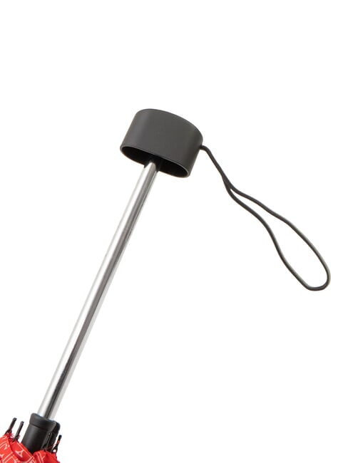 LOGO ALL OVER Mini paraguas manual rojo02 - Paraguas