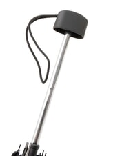 FERRÈ LOGO ALL OVER Mini paraguas manual negro03 - Paraguas - 4