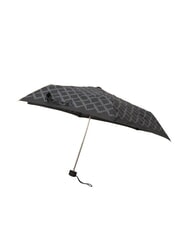 FERRÈ LOGO ALL OVER Mini paraguas manual negro01 - Paraguas - 3