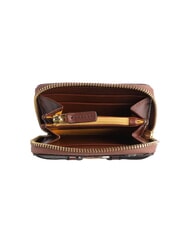 THE BRIDGE AMELIA Mini cartera de cuero con cremallera BROWN - Carteras Mujer - 2