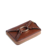 THE BRIDGE AMELIA Mini cartera de cuero con cremallera BROWN - Carteras Mujer - 4