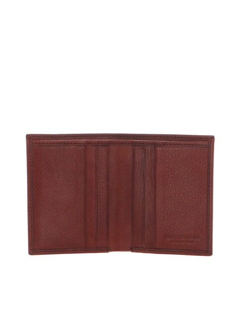 FABIO Tarjetero vertical de cuero Marrón / Rutenio - Carteras Hombre