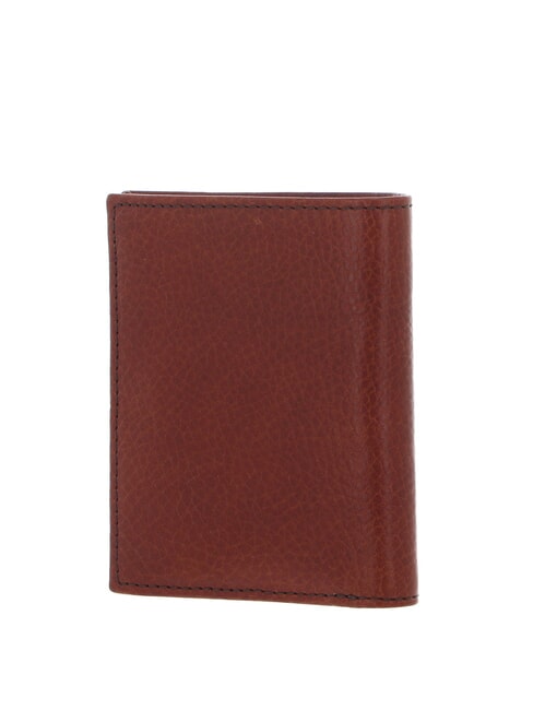 FABIO Tarjetero vertical de cuero Marrón / Rutenio - Carteras Hombre