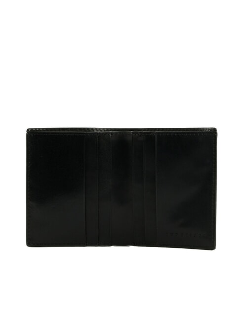 FILIPPO Tarjetero vertical de cuero rutenio mate negro / oscuro - Carteras Hombre