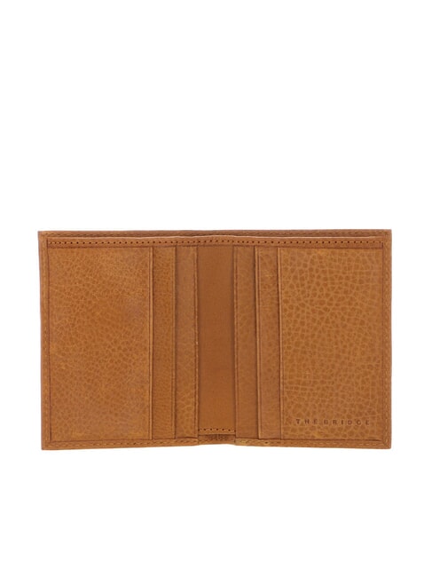 ETTORE Tarjetero vertical de cuero curry abb rutenio oscuro - Carteras Hombre