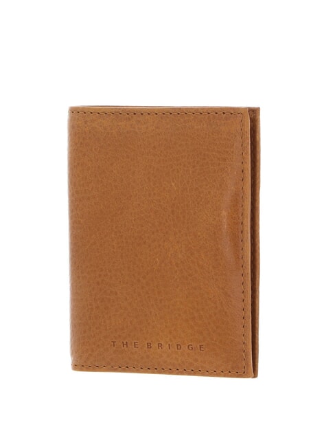 ETTORE Tarjetero vertical de cuero curry abb rutenio oscuro - Carteras Hombre