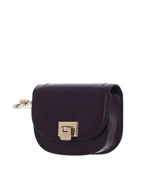 FEDERICA Monedero de piel con llavero uva abad. oro - Carteras Mujer