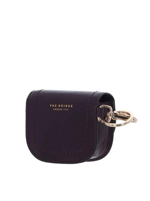 FEDERICA Monedero de piel con llavero uva abad. oro - Carteras Mujer