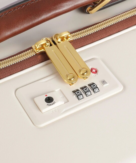 STORY  Carro grande natural/marrón abb. oro - Trolley Rígidos