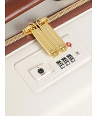 THE BRIDGE STORY  Equipaje de mano con ruedas natural/marr&oacute;n abb. oro - Equipaje de mano - 4