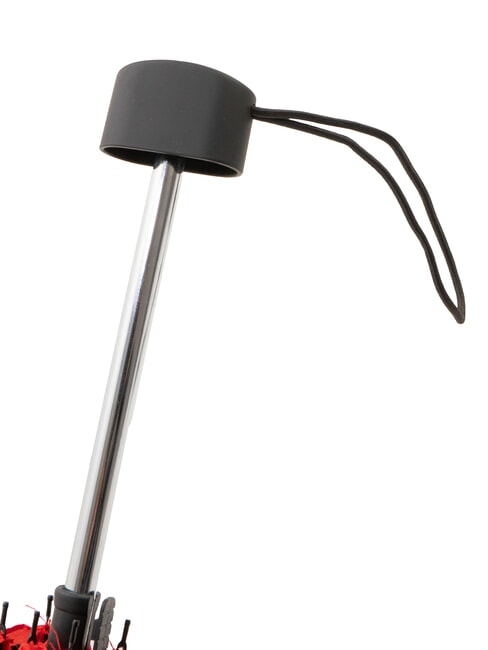 LOGO ALL OVER Mini paraguas manual rojo03 - Paraguas