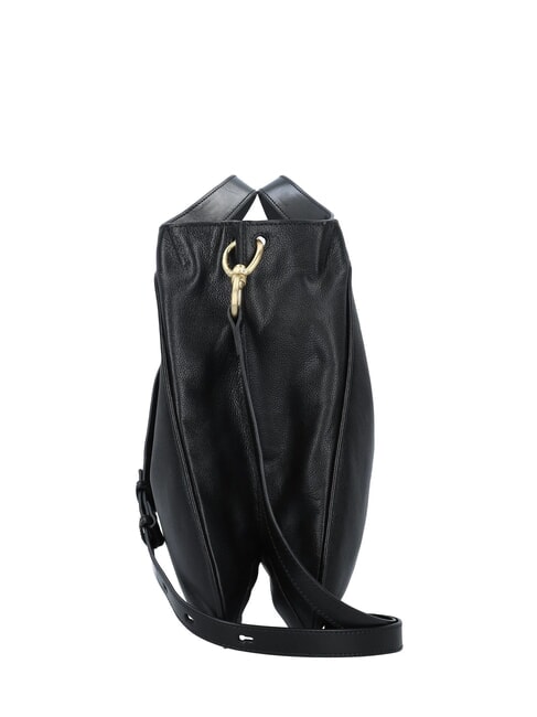 ELISABETTA Bolso de piel con bandolera Oro negro - Bolsos Mujer