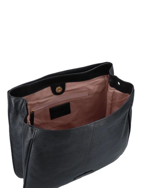 ELISABETTA Bolso de piel con bandolera Oro negro - Bolsos Mujer