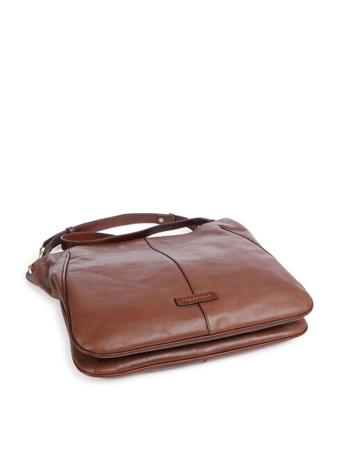 ELISABETTA Bolso de piel con bandolera BROWN - Bolsos Mujer