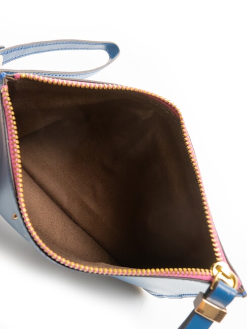 CHIARA Bolso de mano de piel vaqueros cortos oro - Bolsos Mujer