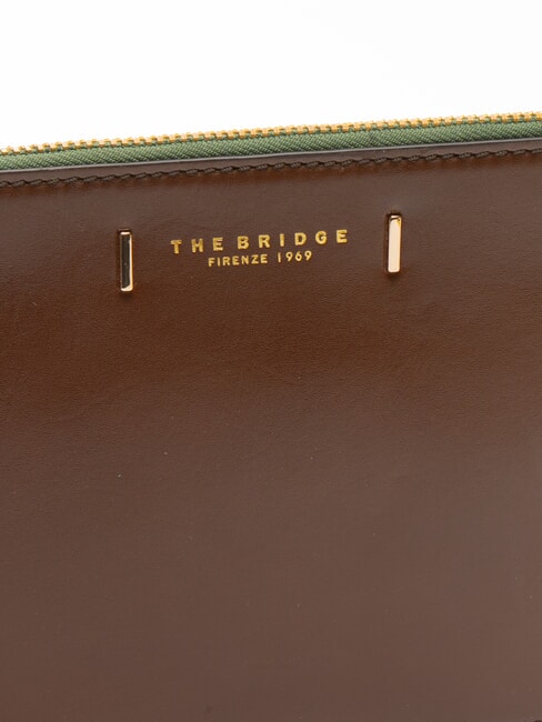 CHIARA Bolso de mano de piel BROWN - Bolsos Mujer