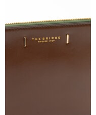 THE BRIDGE CHIARA Bolso de mano de piel BROWN - Bolsos Mujer - 3