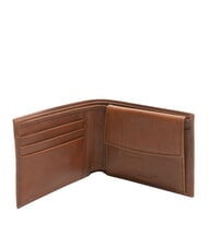 THE BRIDGE CESARE  Cartera de cuero Marrón / Paladio - Carteras Hombre - 2