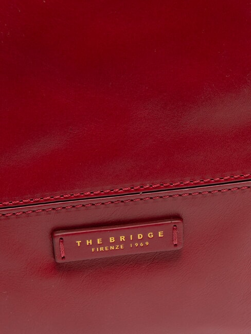 ELETTRA Mochila redonda de cuero baya abad. oro - Bolsos Mujer