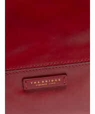 THE BRIDGE ELETTRA Mochila redonda de cuero baya abad. oro - Bolsos Mujer - 3