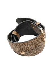 BORBONESE GRAFFITI Cinturón con tachuelas op natural / negro - Cinturones - 3