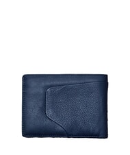 PIQUADRO AKRON Cartera de piel con monedero azul - Carteras Hombre - 4