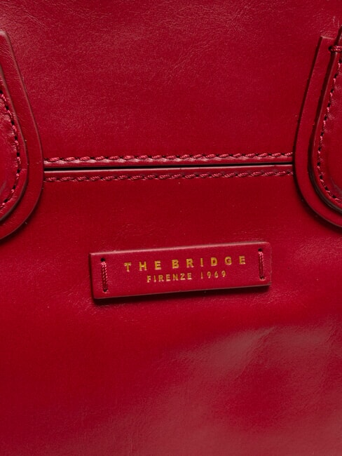 ELETTRA Bolsa de compras de cuero baya abad. oro - Bolsos Mujer