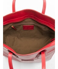 THE BRIDGE ELETTRA Bolsa de compras de cuero baya abad. oro - Bolsos Mujer - 5