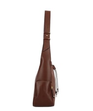 THE BRIDGE CARLOTTA Bolso hobo de piel con bolsillos BROWN - Bolsos Mujer - 3