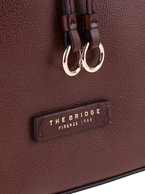 CARLOTTA Bolso bandolera tipo cubo BROWN - Bolsos Mujer