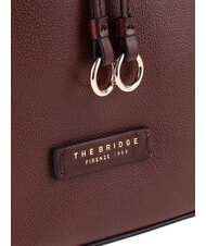 THE BRIDGE CARLOTTA Bolso bandolera tipo cubo BROWN - Bolsos Mujer - 3