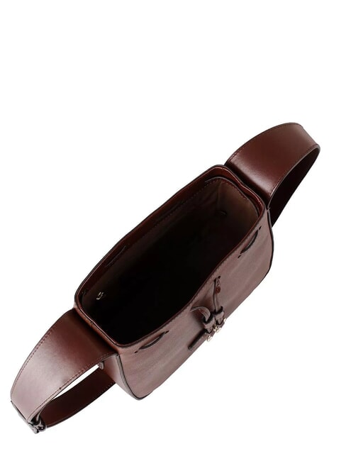 CARLOTTA Bolso bandolera tipo cubo BROWN - Bolsos Mujer