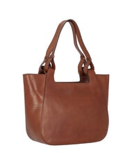 THE BRIDGE LUCIA Bolsa de compras de cuero BROWN - Bolsos Mujer - 4