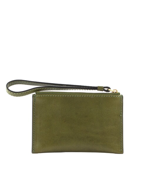 LUCREZIA  Bolsa de cuero higo verde abb. oro - Bolsos Mujer