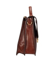 THE BRIDGE DANTE Maletín de piel para portátil de 15" BROWN - Maletines de Trabajo - 3