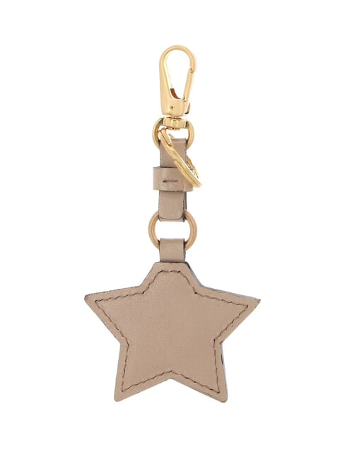 DUCCIO Llavero de cuero con dije mantequilla ab. oro - Llaveros