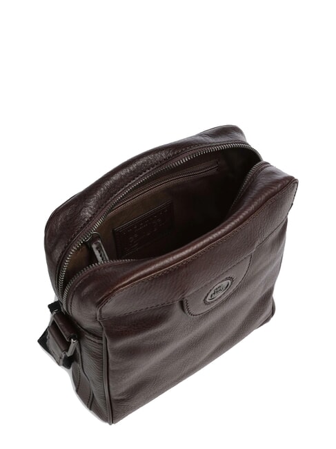 FABIO Bolso de cuero castaña dulce rutenio dk - Bandoleras Hombre