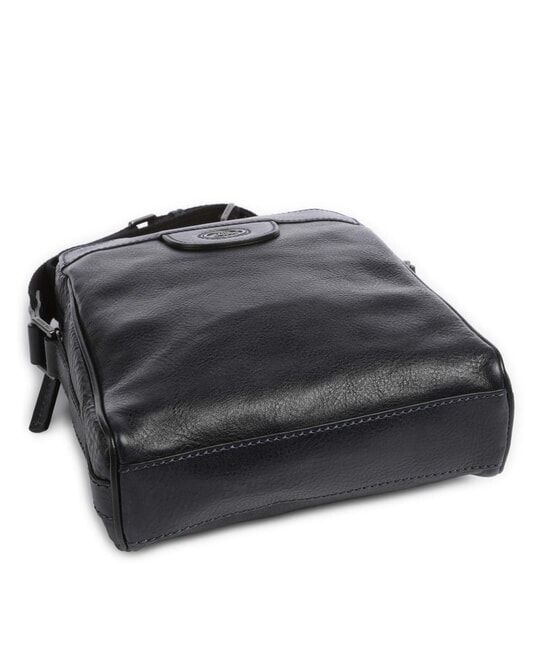 FABIO Bolso de cuero azul / ruten - Bandoleras Hombre