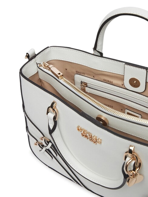 BRAMINA  Bolso de mano, con bandolera blanco - Bolsos Mujer