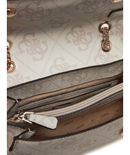 GUESS LORELEI  Bolso de hombro logotipo de hueso - Bolsos Mujer - 3