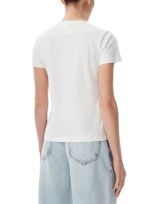 QUENTIN Camiseta con aplicación de joya blanco-blanco como la nieve - camiseta