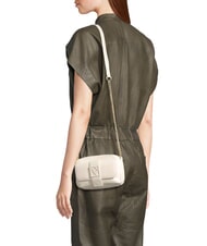 ARMANI EXCHANGE SUSIE SOFT Mini bolso de hombro blanquecino - Bolsos Mujer - 4