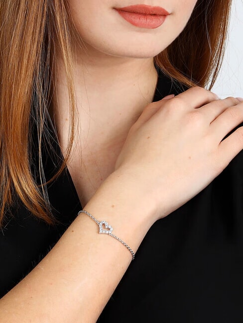 TESORI  Pulsera de plata 925 con circonitas SILVER - Pulseras