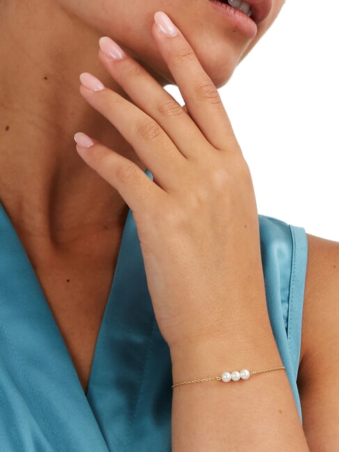 PERLE CONTEMPORARY Pulsera de plata  oro - Pulseras