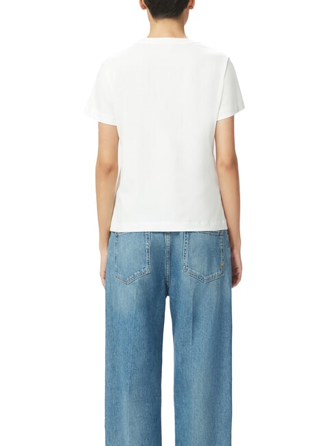 NAMBRONE  Camiseta de algodón blanco-blanco como la nieve - camiseta