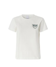 PINKO NAMBRONE  Camiseta de algodón blanco-blanco como la nieve - camiseta - 4