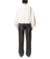 PINKO CERESOLE  Camisa de entrenamiento rosa pálido-marrón - Sudaderas de mujer - 2