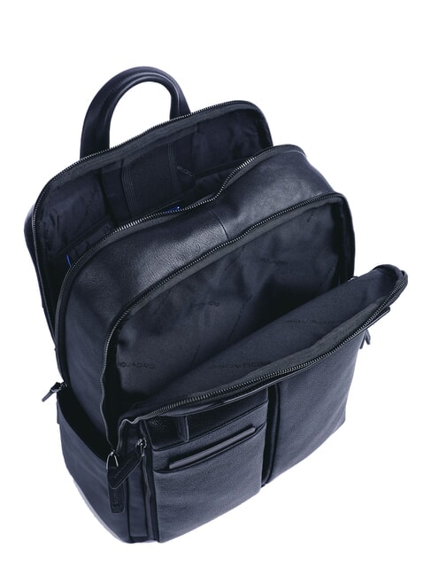 PAAVO Mochila para portátil de 14", en piel azul - Mochilas para portátil